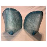 Agate geode quartz crystal sliced & polished
