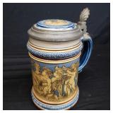 Mettlach German beer stein