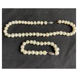 Pearl necklace and chain