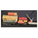 Group of vintage Lionel train set toys