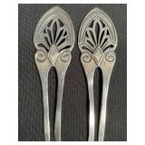 Sterling silver hair clips made in Mexico