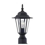 Black Outdoor Post