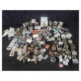 Group of assorted vintage locks &  hinges