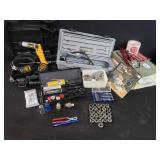 Group of assorted tools & parts - Drexel flex