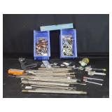 Group of assorted hardware  & tool accessories