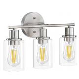 Pia Ricco 3-Light Bathroom Vanity Light Fixtures