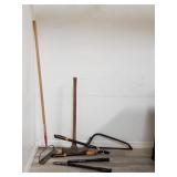 Group of garden tools (used) - matix, telescopic