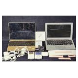 2 MacBooks, Airpods, Apple Watch, Apple plugs