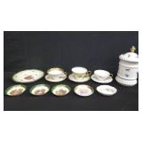 Group of Limoges france & Bavaria porcelain