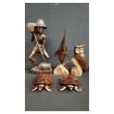 Group of carved figurines