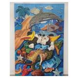 Large oil painting on canvas