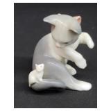 Llardo cat and mouse figurine