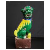 Ceramic foo dog figurine