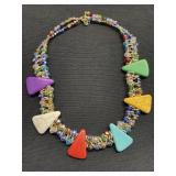 Colorful beaded necklace