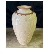 Vintage Italian hand painted ceramic vase