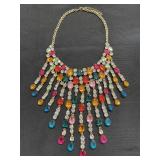 Colorful ornate necklace