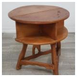 Vintage maple gate leg drop leaf table