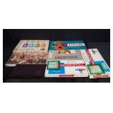Group of assorted vintage board games