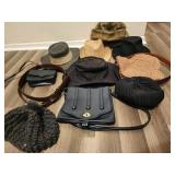 Vintage hats, belts & handbags: Coach leather belt
