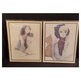 Pair of prints marked Rosamond