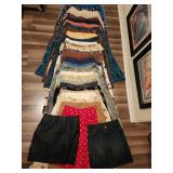37 Long skirts various sizes, some vintage