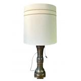 Vintage brass Asian style table lamp