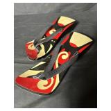 Vintage wooden sandals made in Vietnam