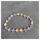 14kt gold Bracelet with Asst. Semiprecious