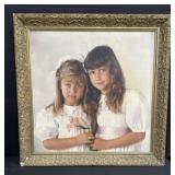 Vintage ornate frame 35"sq. Image 29"sq.