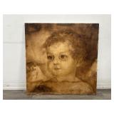 Signed oil on canvas 36"sq.