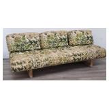 Mid-century floral sofa