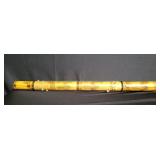 Carved bamboo values tube zither with metal