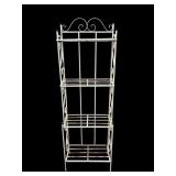 Vintage 4 tier metal plant stand