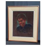 Signed Kase painting on velvet