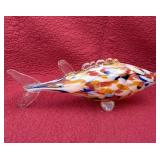 VTG Murano hand blown glass fish