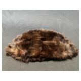 Vintage Brooks Brothers dyed sable paws fur hat