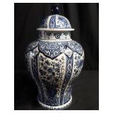 Royal Sphinx Boch Belgium Delfts ginger jar