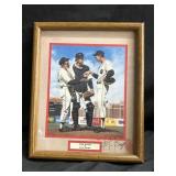 Signed sports memorabilia print