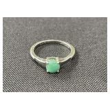 Sterling silver stone ring