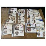 Large group of vintage First Day Issue stamps