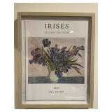Vincent Van Gogh "Irises" framed poster