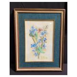 Signed pastel on paper