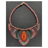 Colorful Bohemian necklace