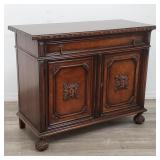 Berkey & Gay walnut server w/key