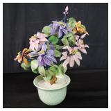 Vintage Asian Glass Jade tree