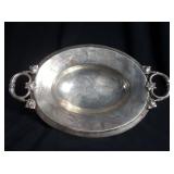 Sterling silver hallmarked & engraved bowl/