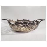 Antique hallmarked sterling silver pierced bowl