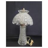 Vintage crystal table lamp