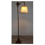 Vintage metal bridge arm floor lamp