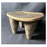 Antique hand carved stool